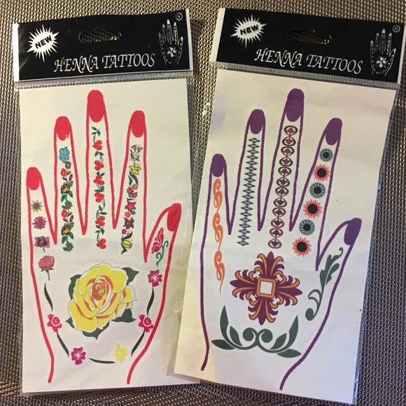 Other - NWT - Henna Temporary Tattoos